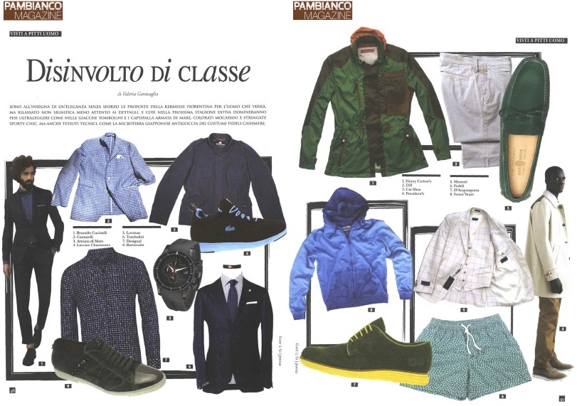 Come descritto su Pambianco Magazine da Pitti Uomo 2013