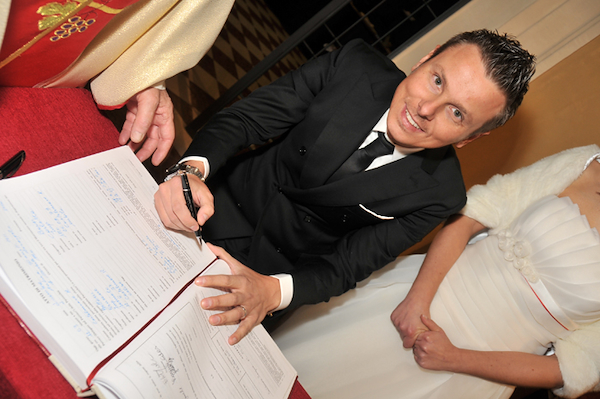 Double-breasted tailored froom suit