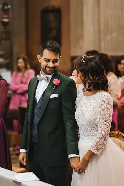 L'abito da sposo per un matrimonio country chic