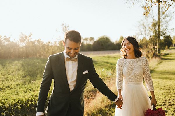 L'abito da sposo per un matrimonio country chic