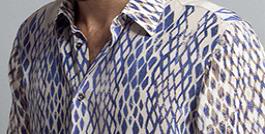 Made to measure silk shirt