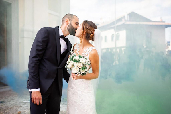 Smoking blu Midnight for a polished groom