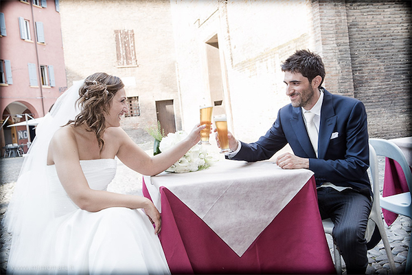 Tight su misura per sposo in lana seta