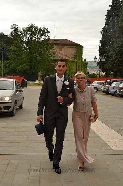 Twentieth-century style groom suit